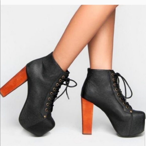 Jeffrey Campbell Shoes - Jeffery Campbell Lita Lace up platform booties